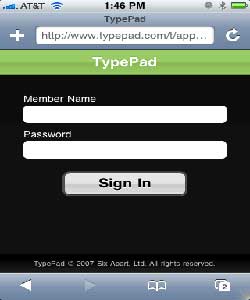 TypePad for iPhone