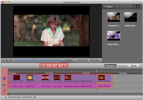 Edit AVI Video with Timeline Panel